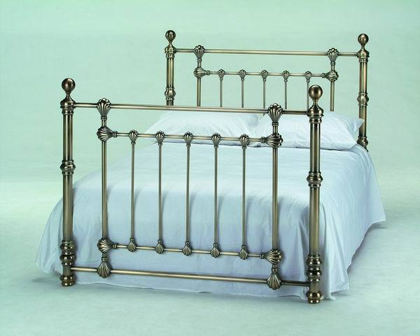 An image of Marlo Brass Metal Bed