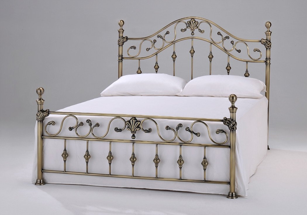 An image of Sofia Brass Metal Bed
