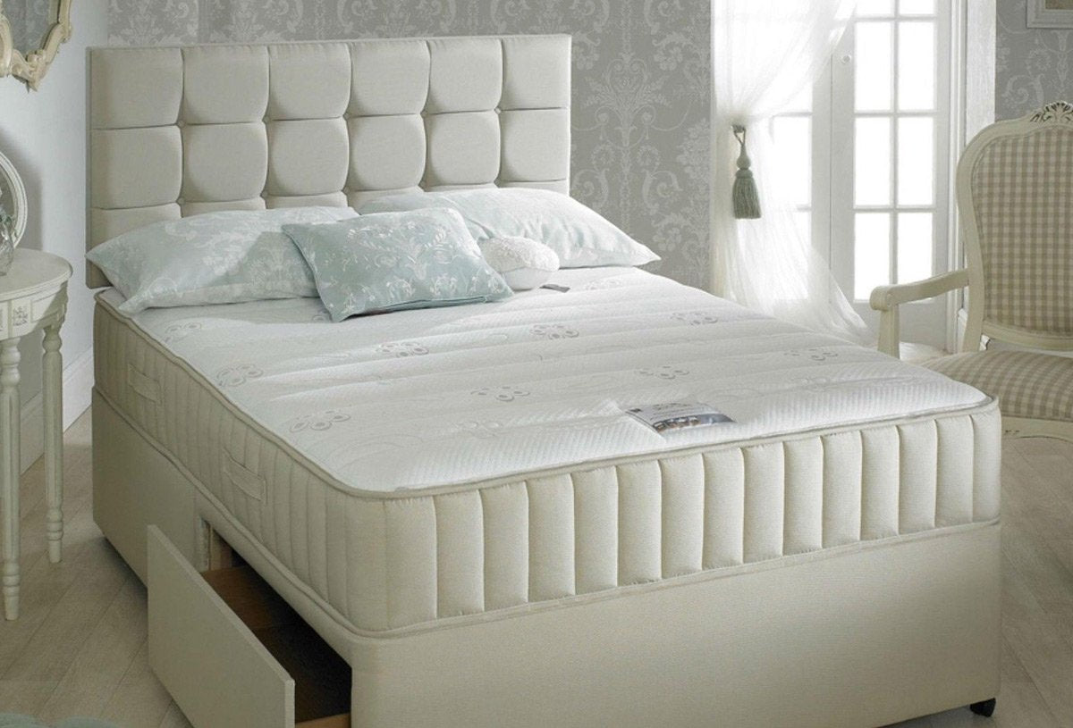 An image of Paris Divan Bed With Deluxe Mattress