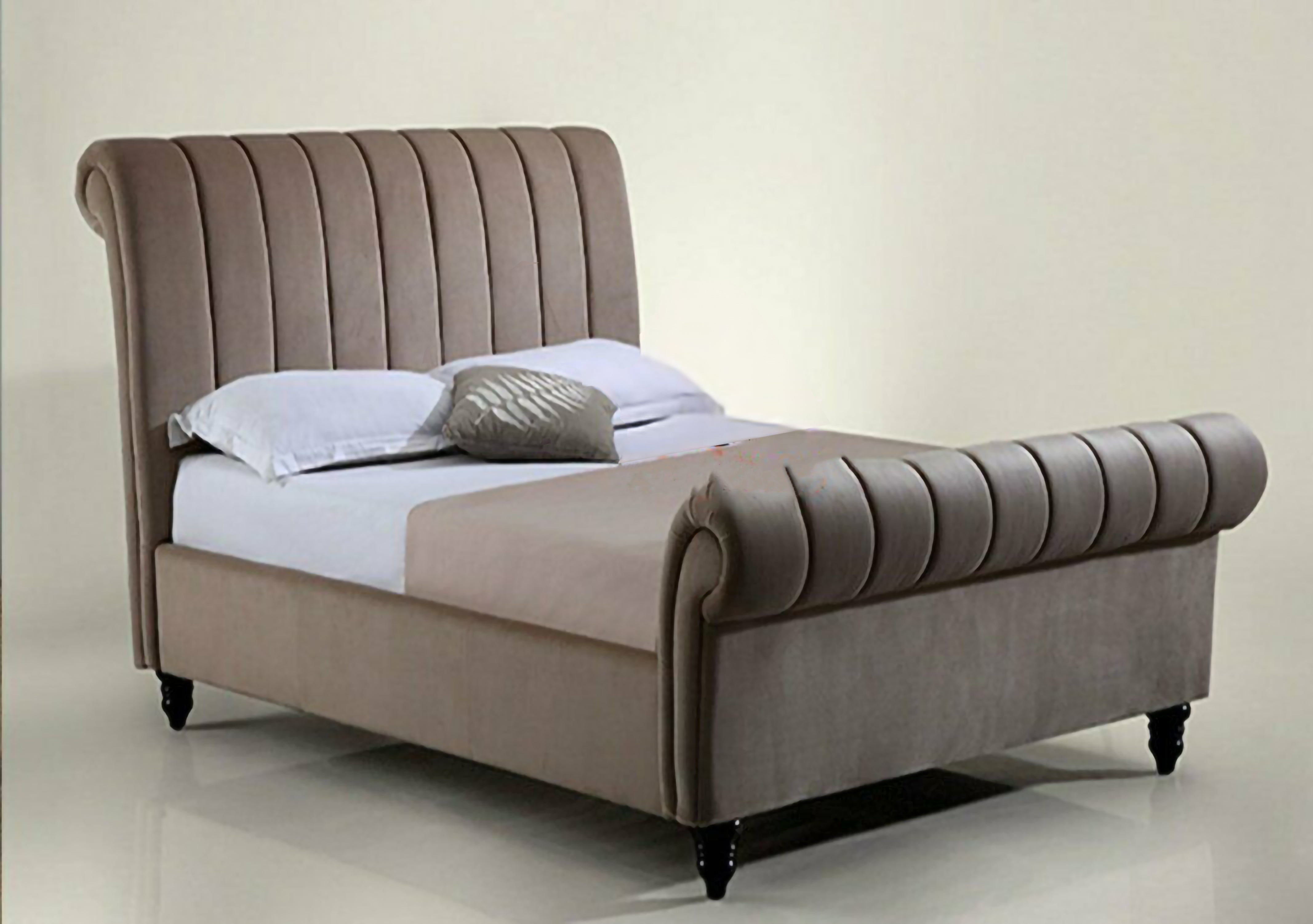 An image of Sydney Sleigh Scroll Bedframe