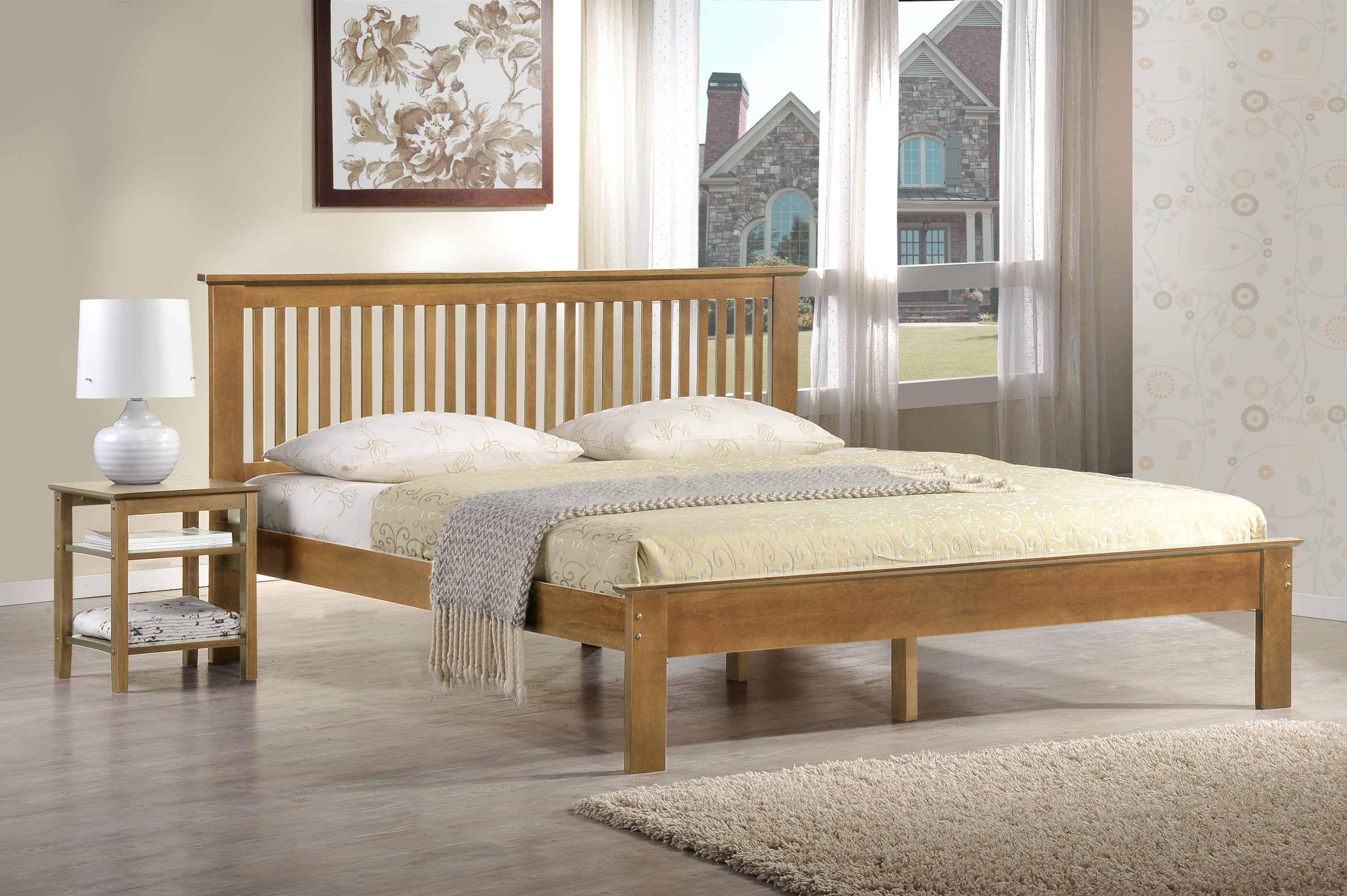 An image of Belmont Wooden Bed Frame