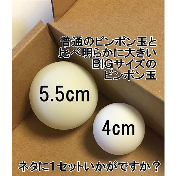 大きい ピンポン玉 55mm おもしろおもちゃ 卓球