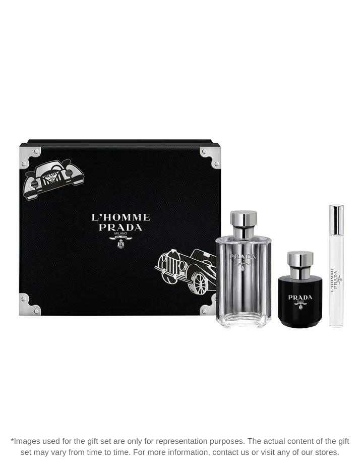 Prada L Homme 100ml edt 3pc Gift Set – Scents the Perfume Specialists