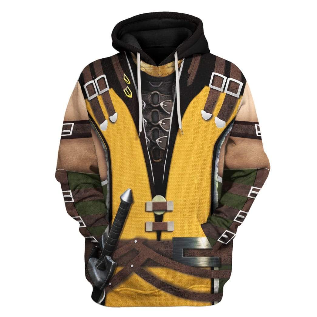 scorpion mortal kombat hoodie