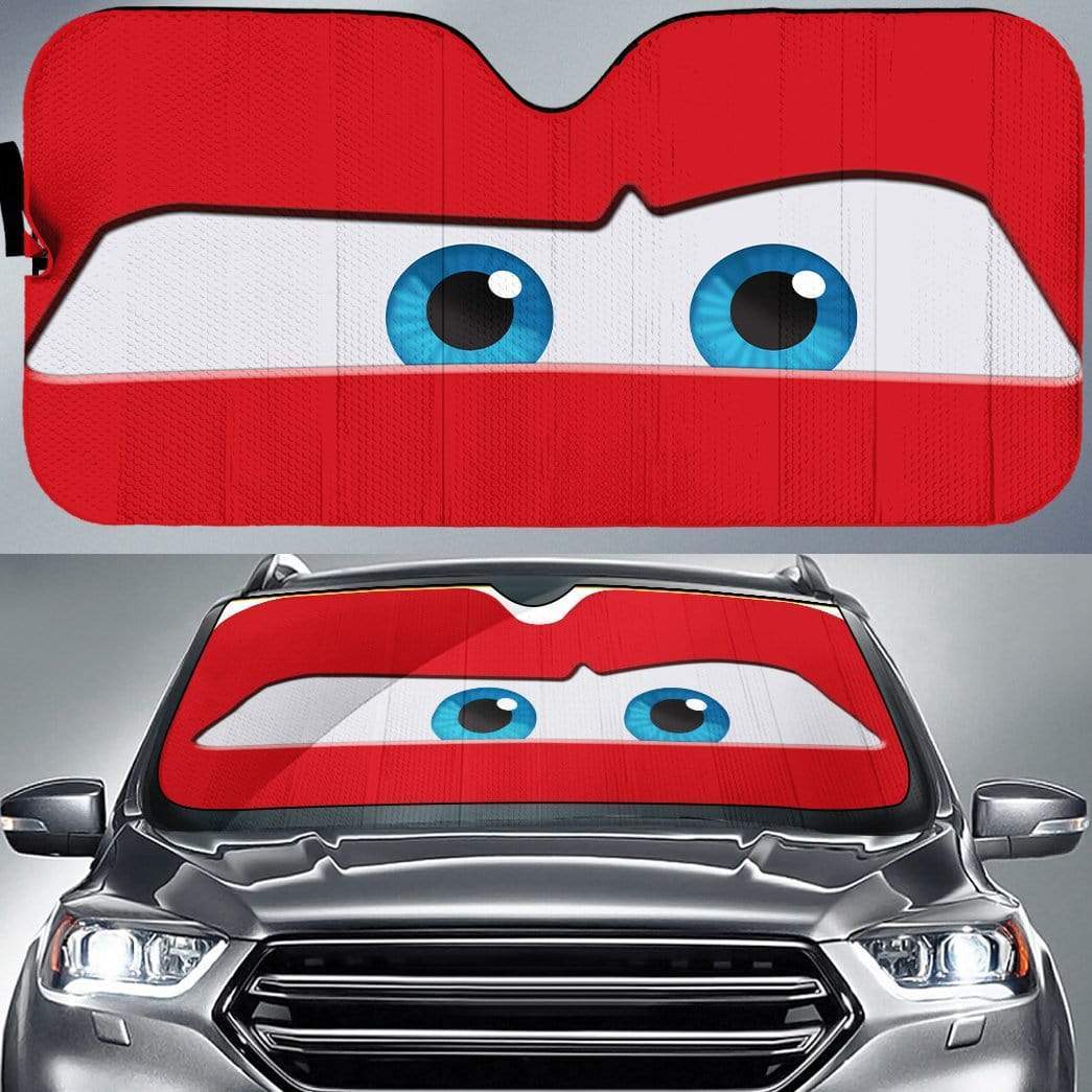 lightning mcqueen window shade