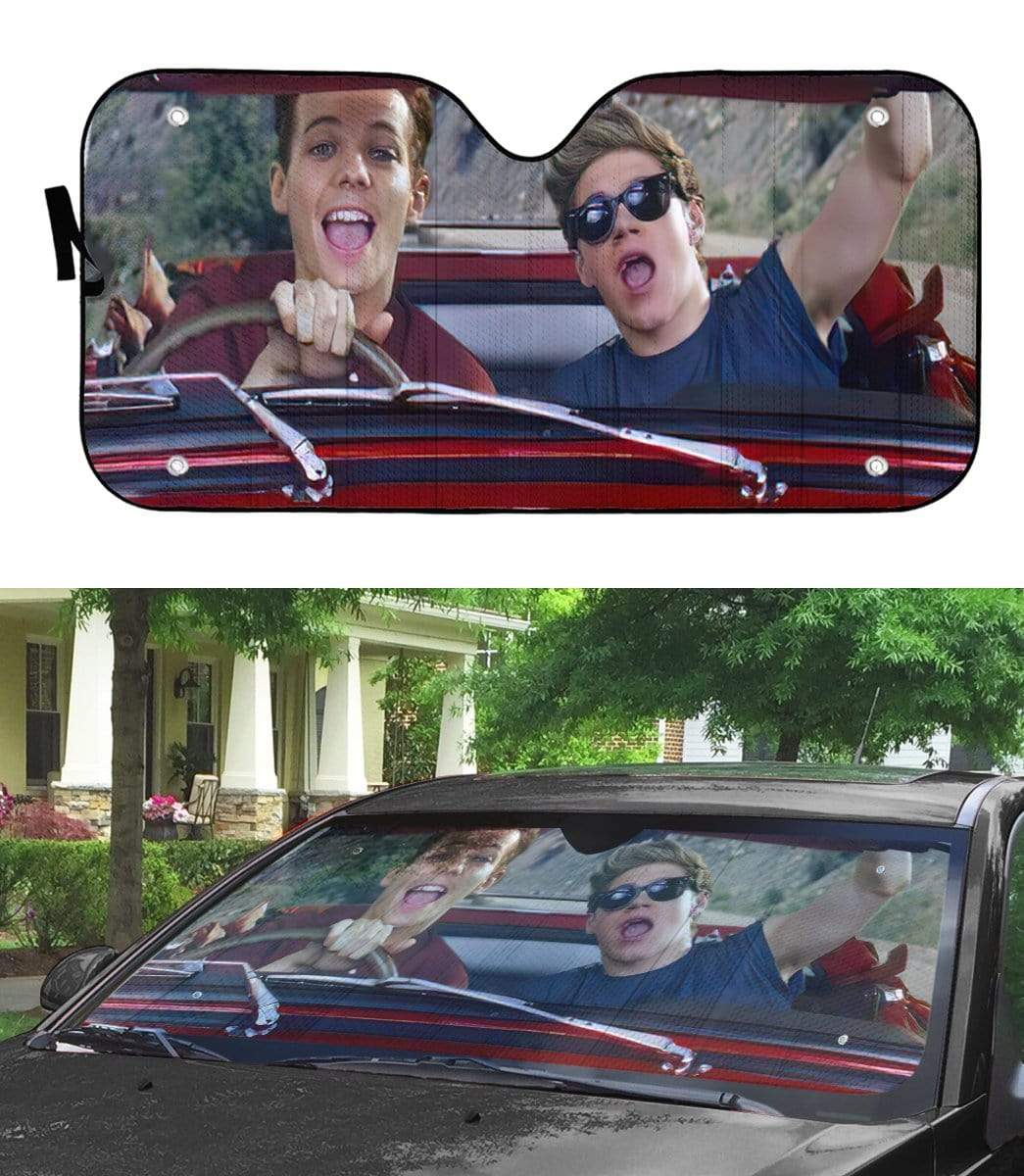 custom car sun shade