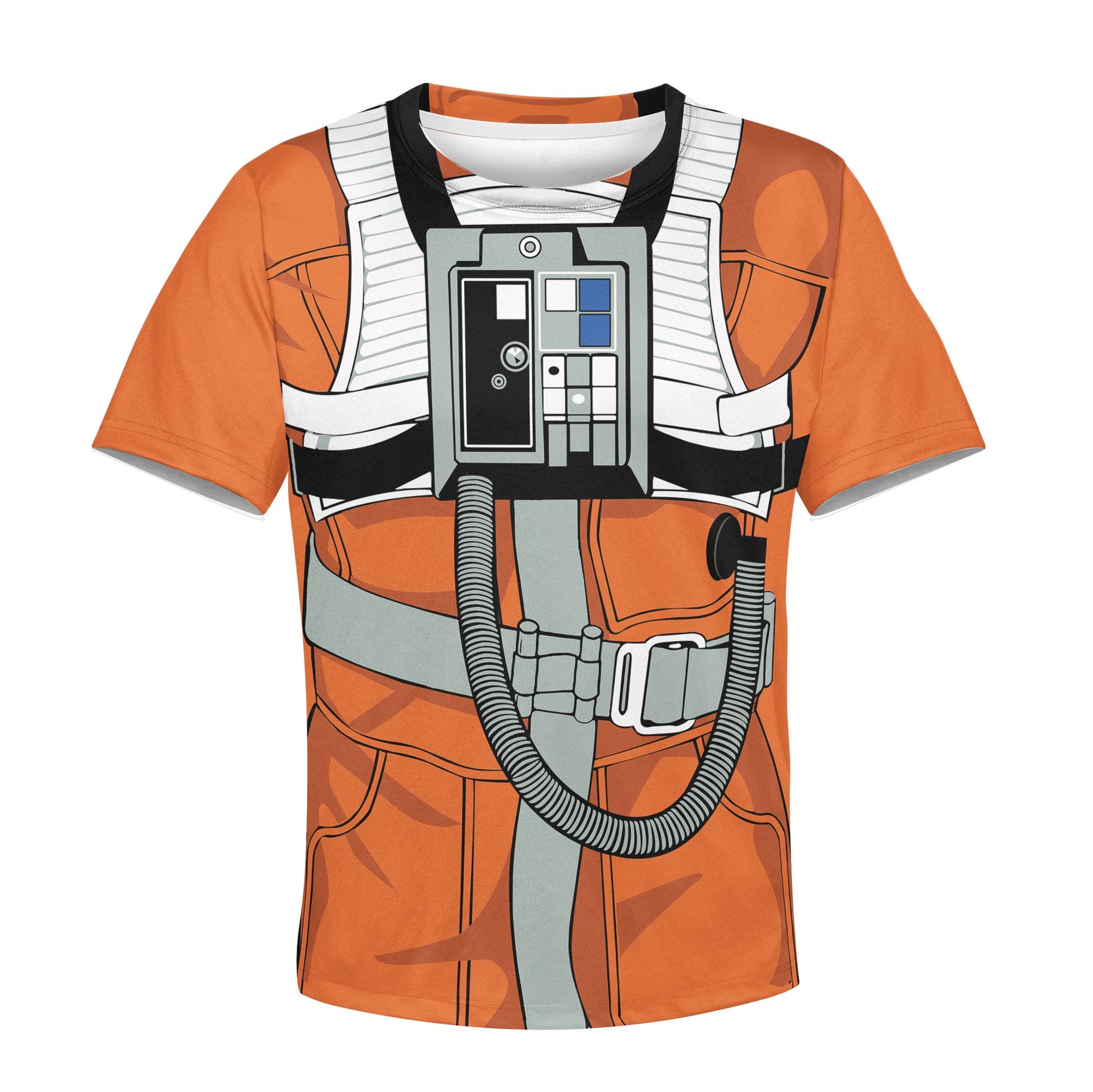 Gearhumans Sw X Wing Pilot Kid Custom Hoodies T Shirt Apparel Gearhumans 3d Costume Hoodie T Shirt And More - pilot shirt roblox