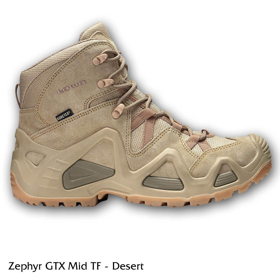 LOWA Zephyr Mid GTX TF Task Force Tactical Boots – Vassar
