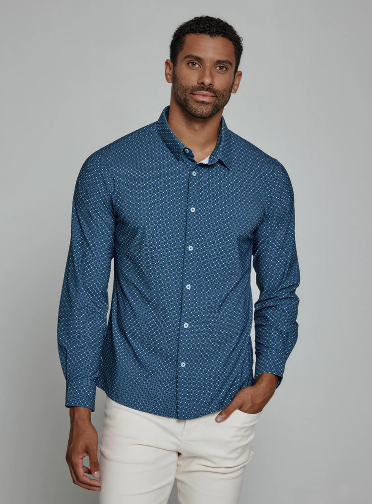 PERFORMANCE PARTY SHIRT - NAVY