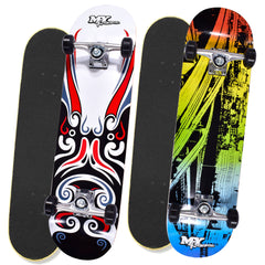 polynesian and inner city design double kick skateboards