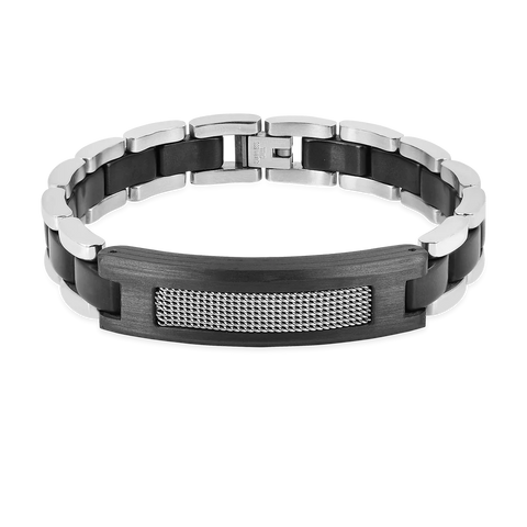 Stainless Steel Black Link Bracelets