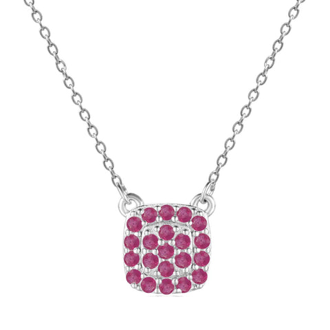 ruby necklace pendants