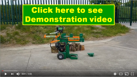 12 ton logsplitter demo