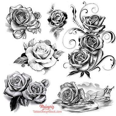 Featured image of post Realistic Rose Tattoo Drawing Designs - By webmaster • tattoo designs •.
