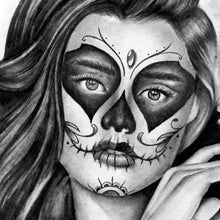 Load image into Gallery viewer, amazing catrina chicano sleeve tattoo design high resolution download
