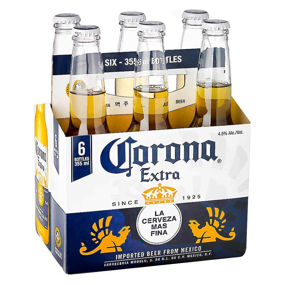 Cerveza Corona Extra (Six Pack) 355ml c/u. – H&H 17