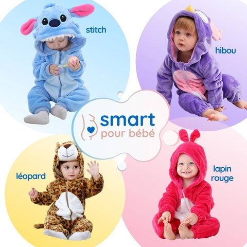 Combi pyjama smart pour bébé mignon