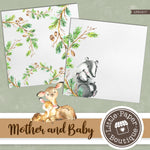 Mother and Baby Digital Paper LPB1017A