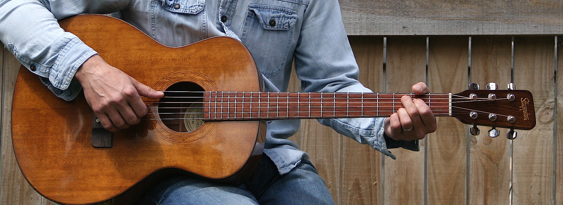 Review of Stapleton Guitars® BERTHA™ Orchestra acoustic guitar.