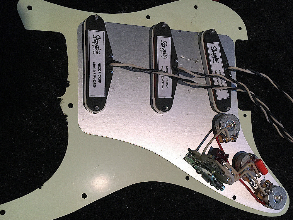 Testimonial for Aged White Single Coil Alnico2 pickup set.