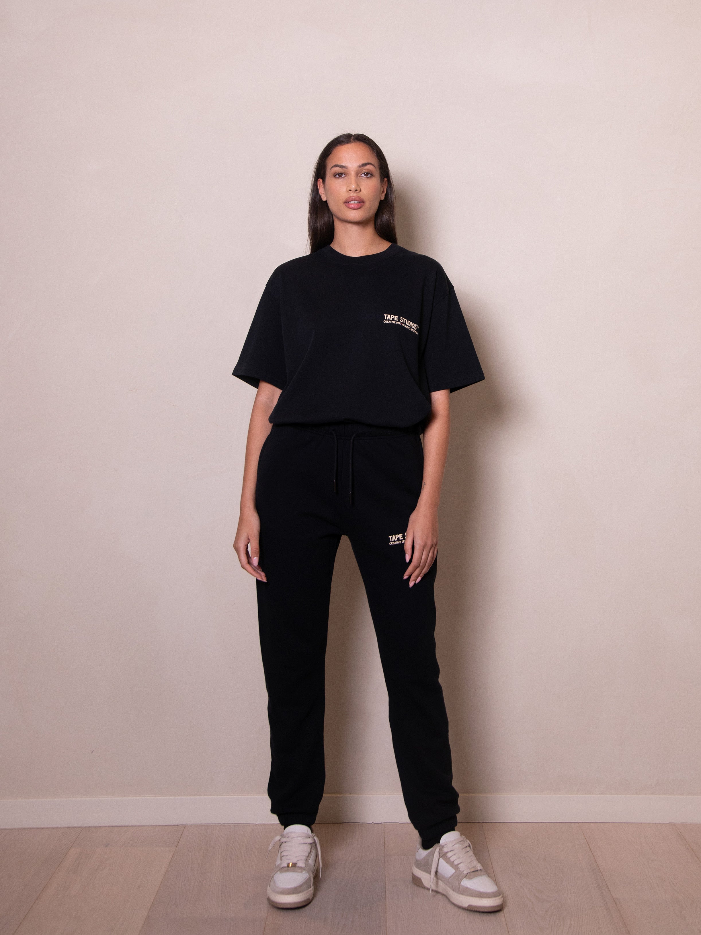 Cuffed Sweatpants Faded Black - TAPE Studios product image