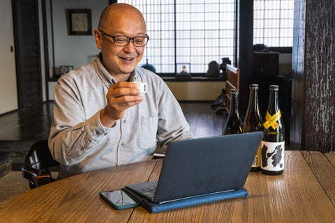 若竹屋酒造場　篠田副社長　オンライン乾杯　酒蔵ツアー　ハンズオンローカルSAKE