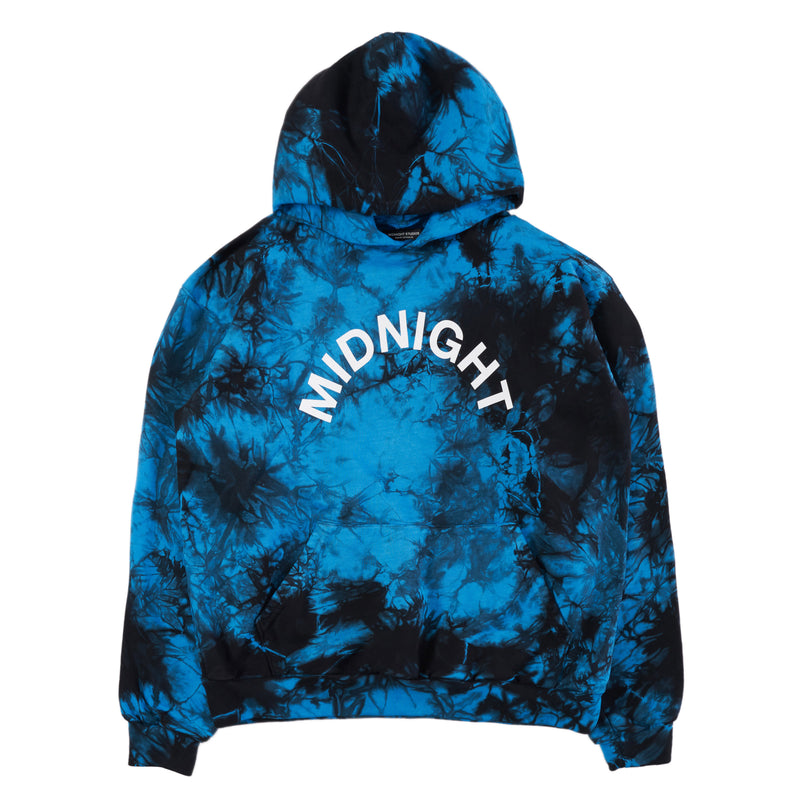 blue tie dye hoodie