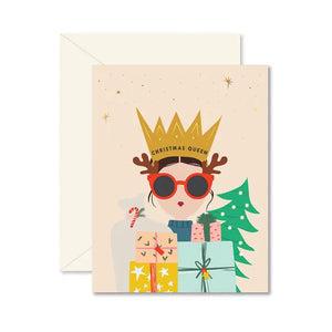 Christmas Queen Greeting Card - Paper + More