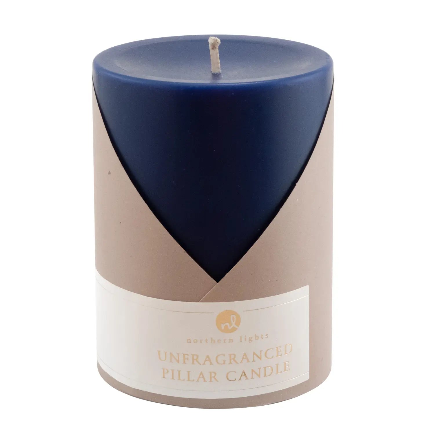Unfragranced Pillar - Midnight Blue - 3x4