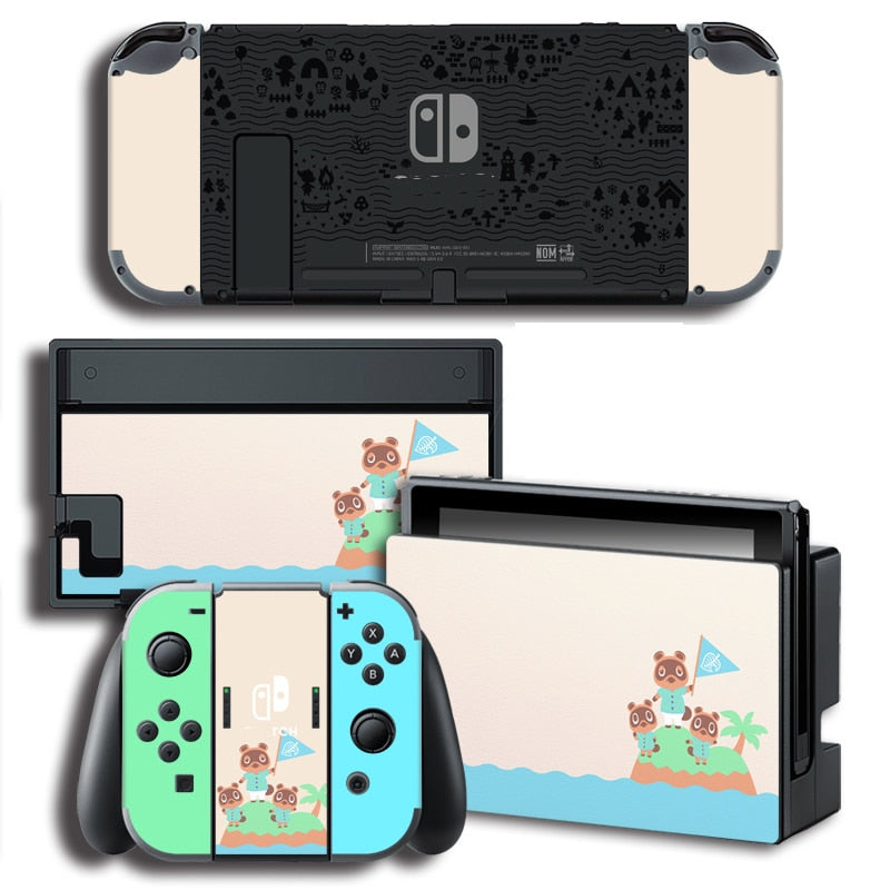 nintendo switch console and animal crossing