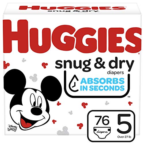 Huggies Baby Diapers Snug & Dry 76 Ct