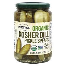 Woodstock, Kosher Dill Pickle Spears 24oz