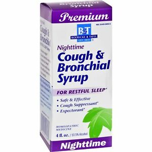 B&T Nighttime Cough And Bronchial Syrup 4 Oz
