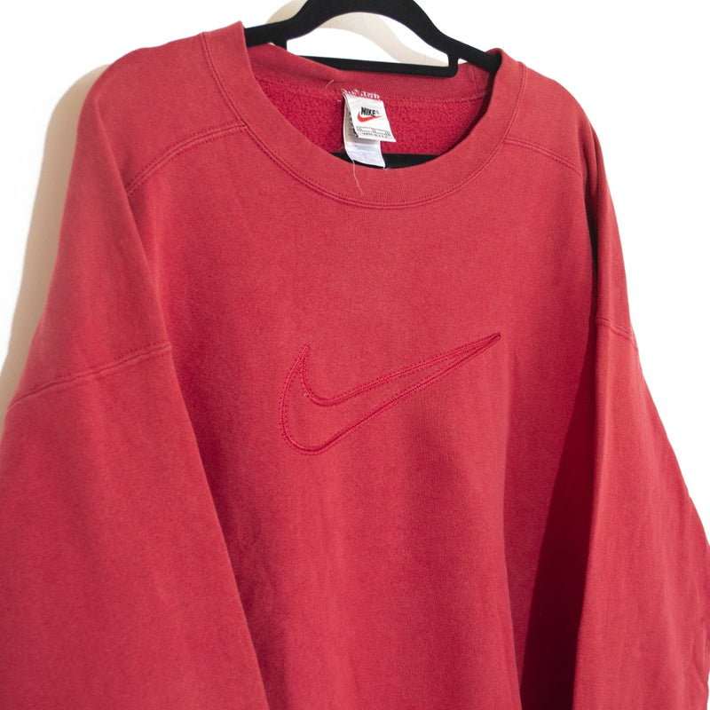 Vintage 90's Nike Big Swoosh Sweatshirt ~ XL - Taylor's Thrift