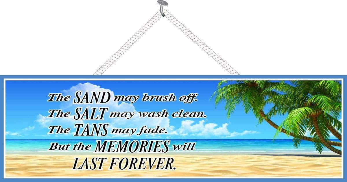 Palm Trees Beach Quotes Fun Sign Factory