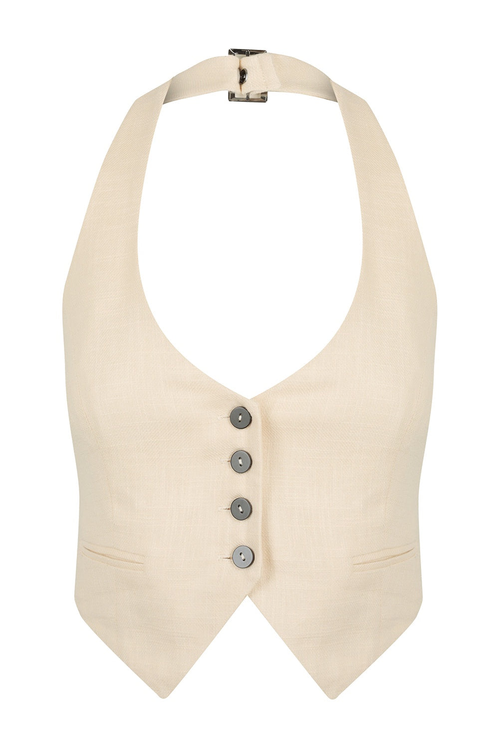 TUSCANY LINEN HALTER VEST – Lindy on the Concourse