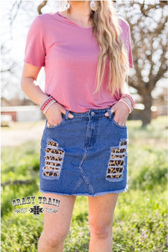 MEOW WOW SKIRT ** LEOPARD