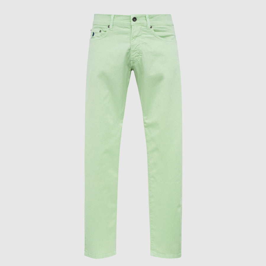 Five-pocket gabardine trousers