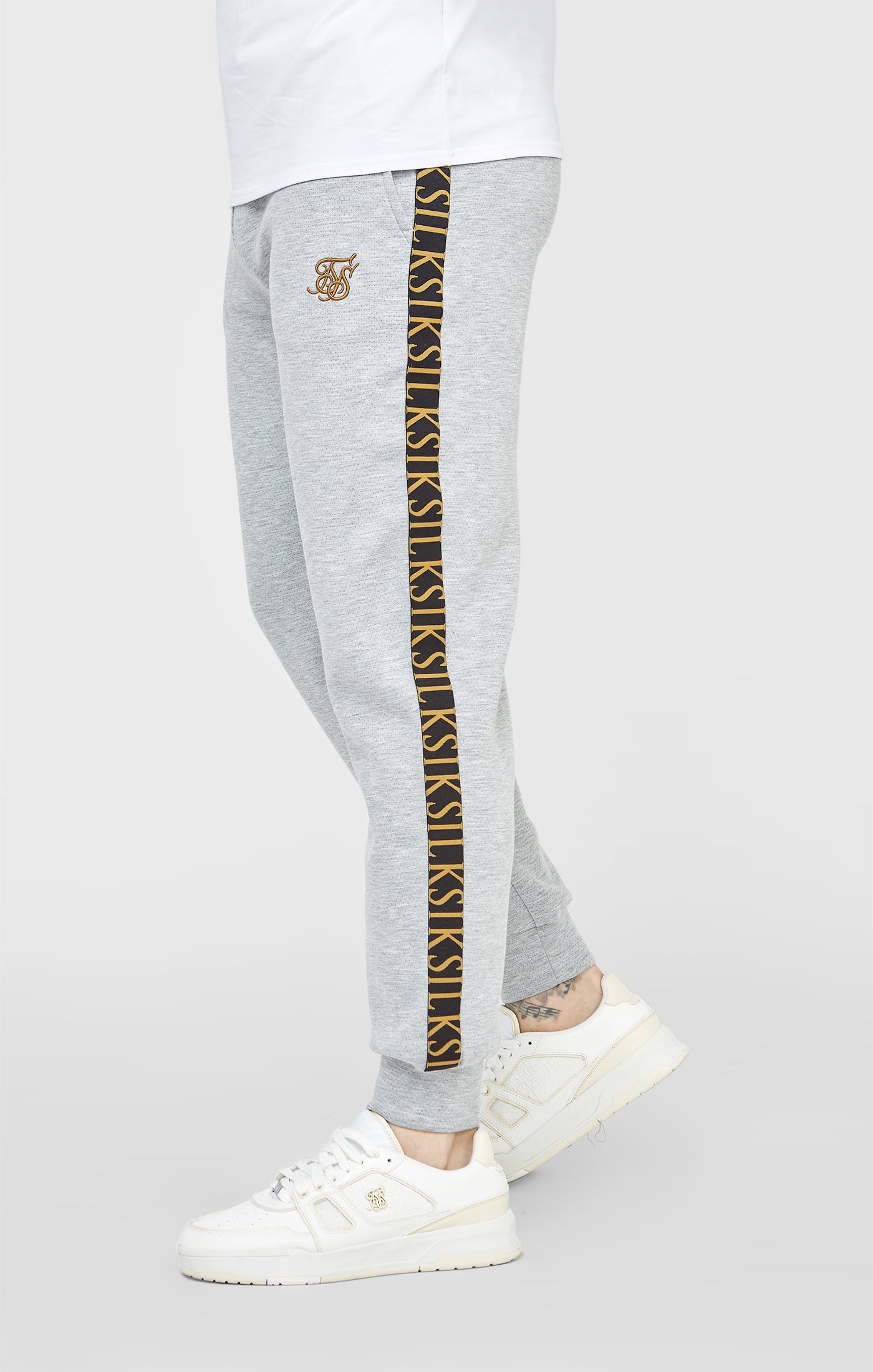Grey Fitted Track Pant