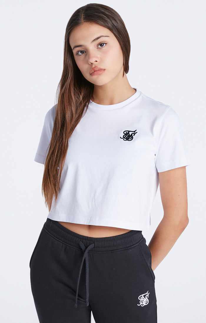 Girls White Essentials T-Shirt