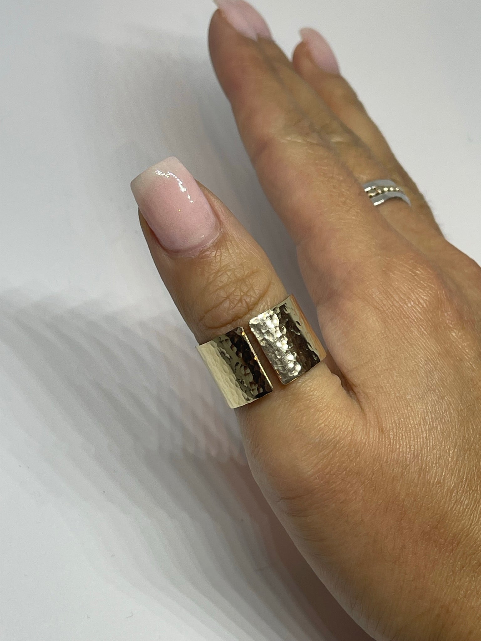 verzekering Oriënteren Voetzool Cuff or Soldered 1/2” thick ring in 15 karat gold filled – Mamta Jewelry