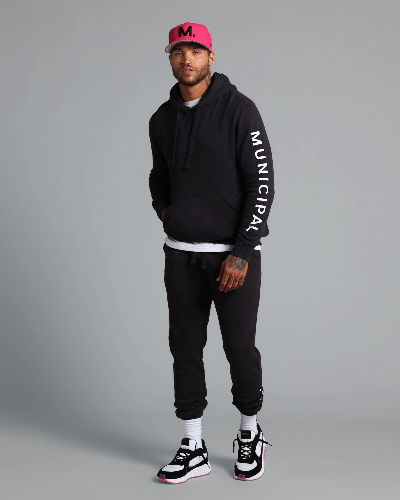 municipal apparel gameday sweatpant black heather white MMPNT116 outfit e17b29f2 2b72 44b3 b379 1390c01e1800
