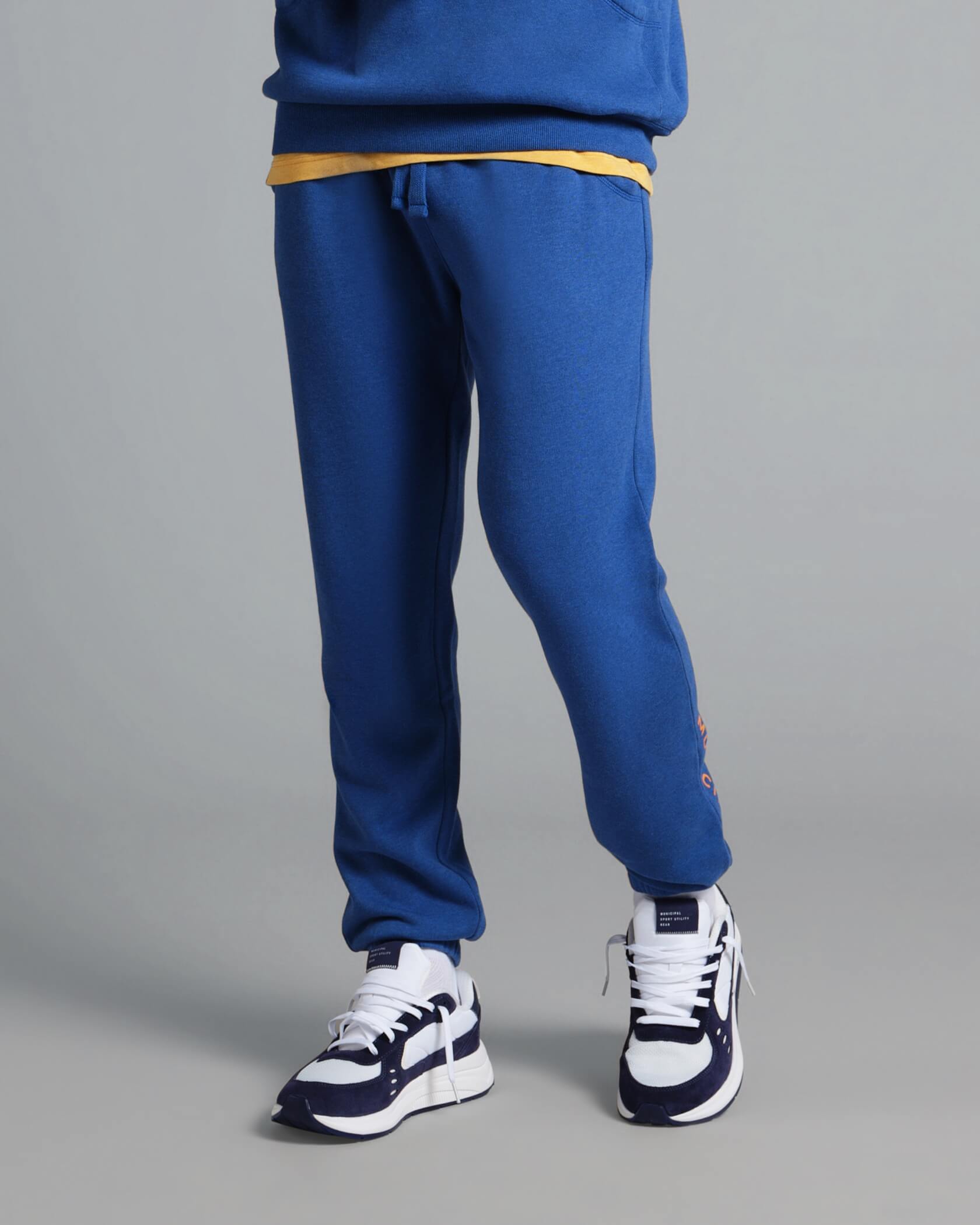 municipal apparel gameday sweatpant blue heather orange MMPNT116 front a42b2bac 0124 4e17 95db 9af0edfcbd28