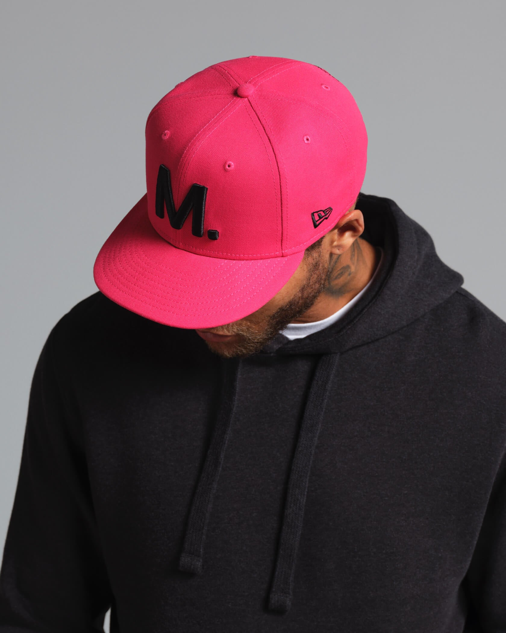 municipal apparel m hat magenta MAHAT108 side 847fd7d8 94c4 4a97 a997 19062b2acc37