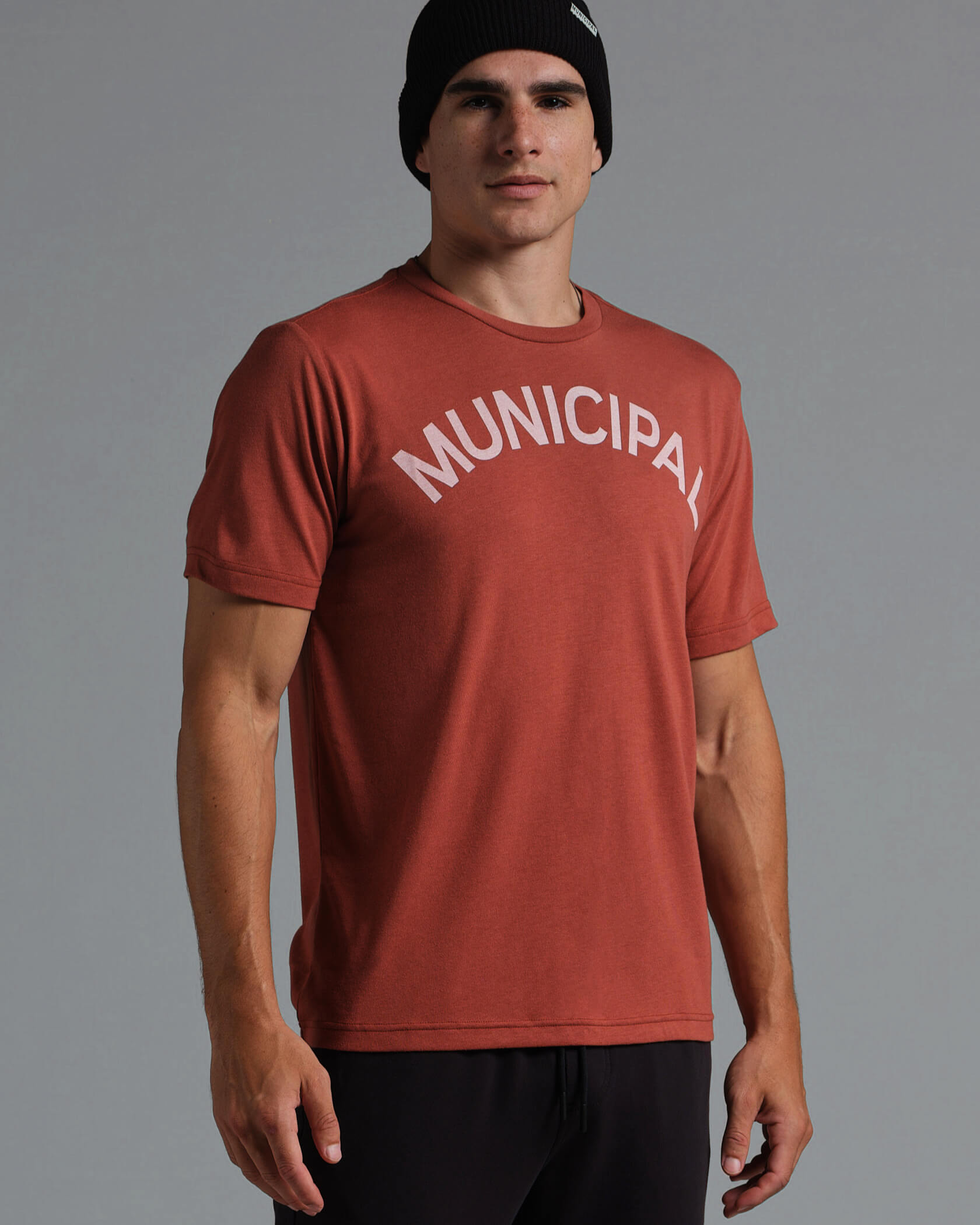 Melbourne S/L Hooded T-shirt - Red