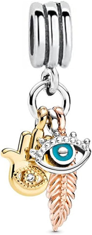 evil eye hamsa pandora charm