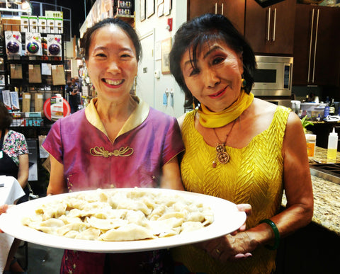 chinese dumplings, cooking class, natalie keng