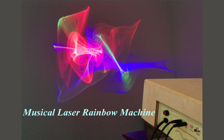 Musical Laser Rainbow Machine created with an Ultimaker 3D printer
