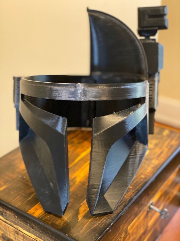 Serial Kilter 3D Printed Heavy Infantry Mandalorian Armor helmet