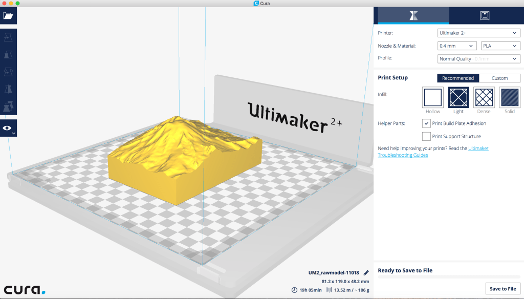 3D Print Accurate Terrain Models 